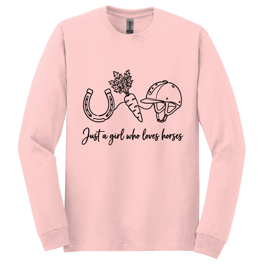 Just A Girl Who Loves Horses Shirt (A)