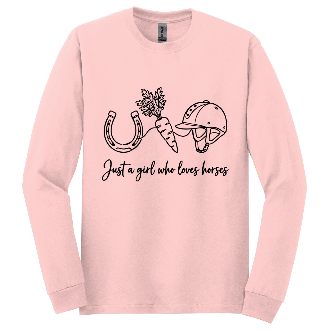 Just A Girl Who Loves Horses Shirt (A)