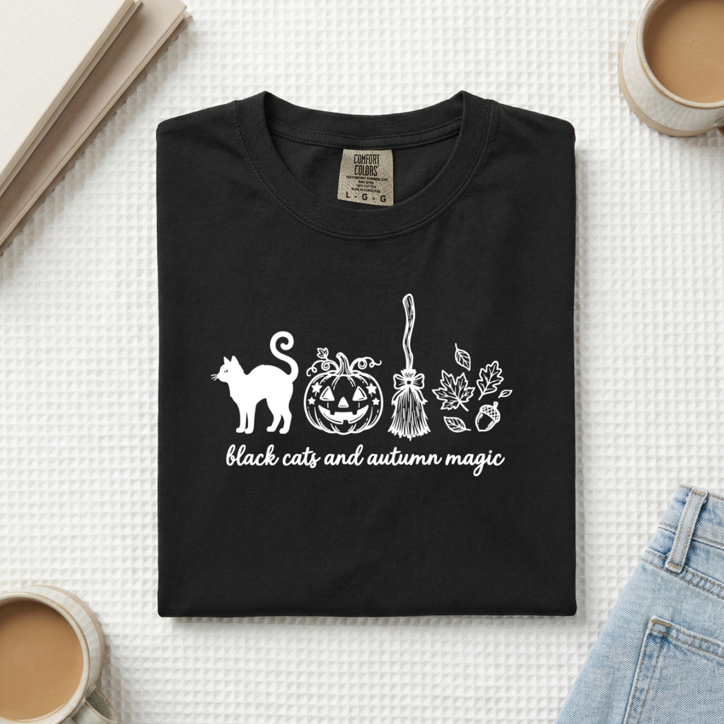Black Cats & Autumn Magic Shirt (A)