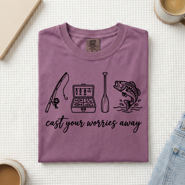 Cast Your Worries Away T-Shirt (A)