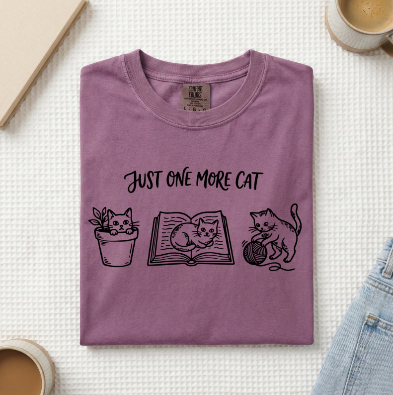 Just One More Cat T-Shirt (A)