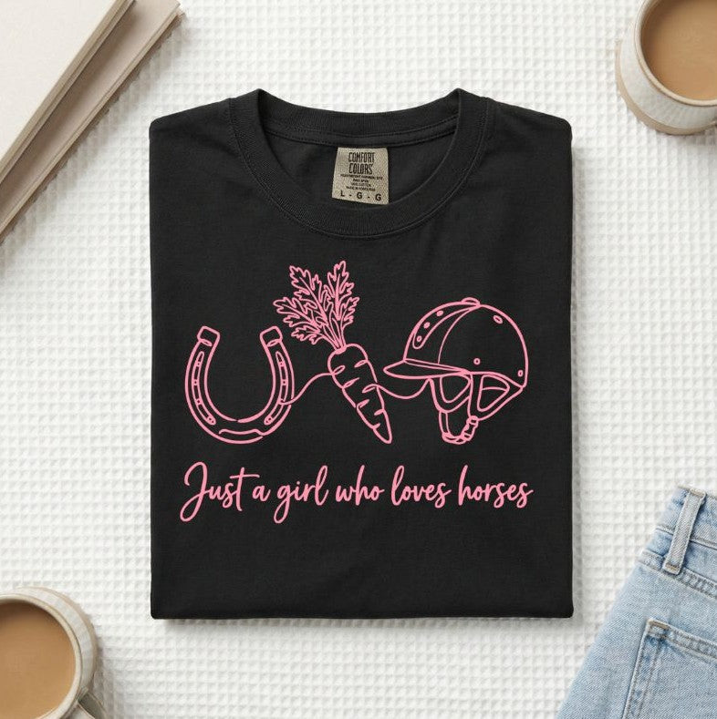 Just A Girl Who Loves Horses T-Shirt
