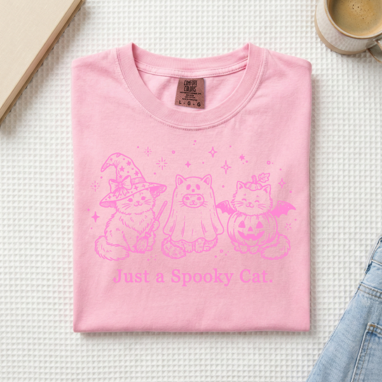 Just A Spooky Cat T-Shirt (A)