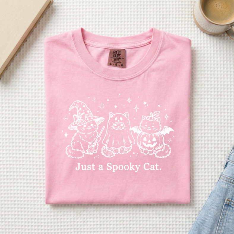 Just A Spooky Cat T-Shirt (A)