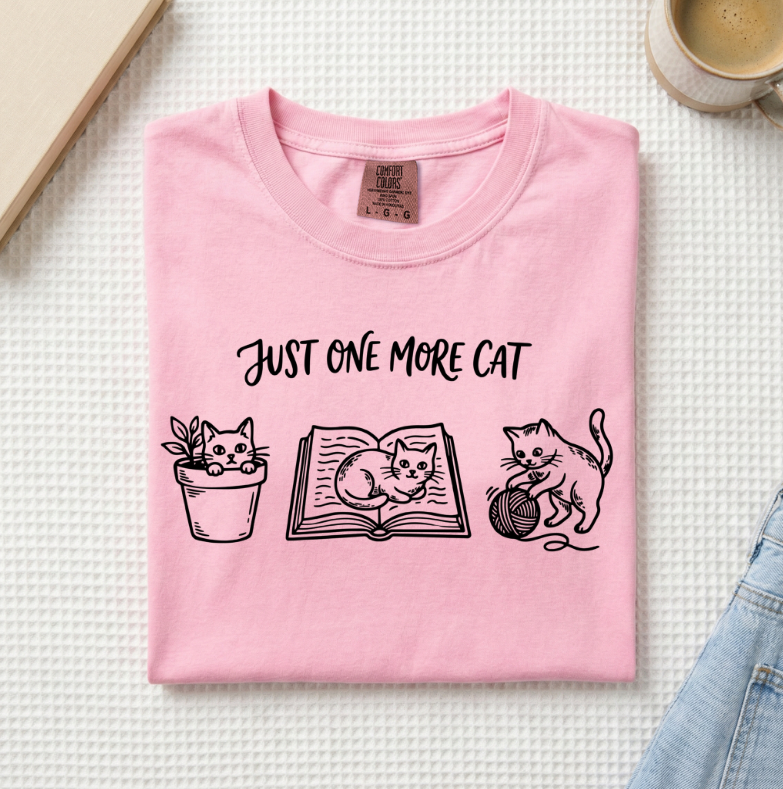 Just One More Cat T-Shirt (A)