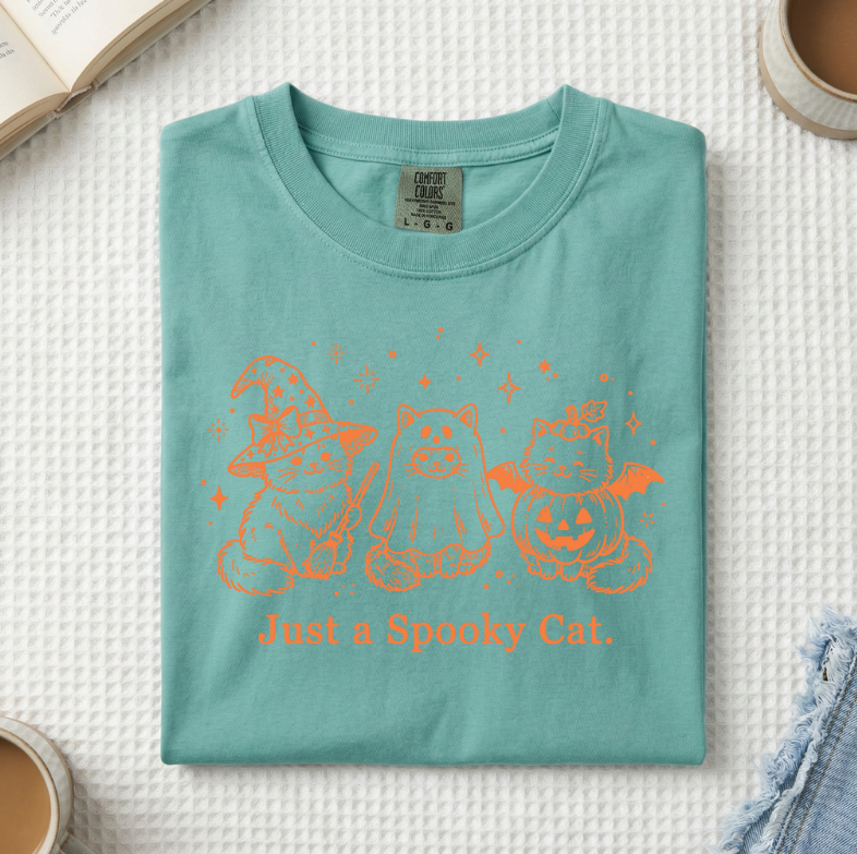 Just A Spooky Cat T-Shirt (A)