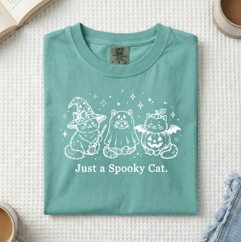 Just A Spooky Cat T-Shirt (A)