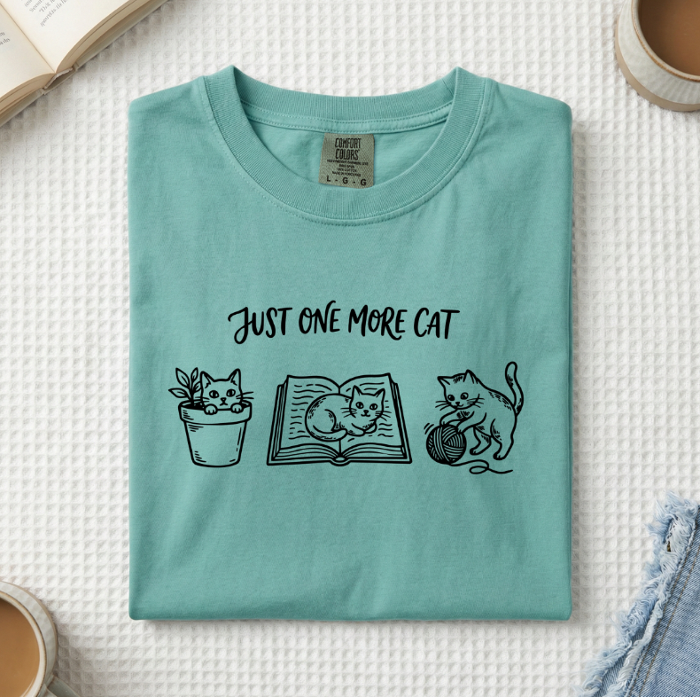 Just One More Cat T-Shirt (A)