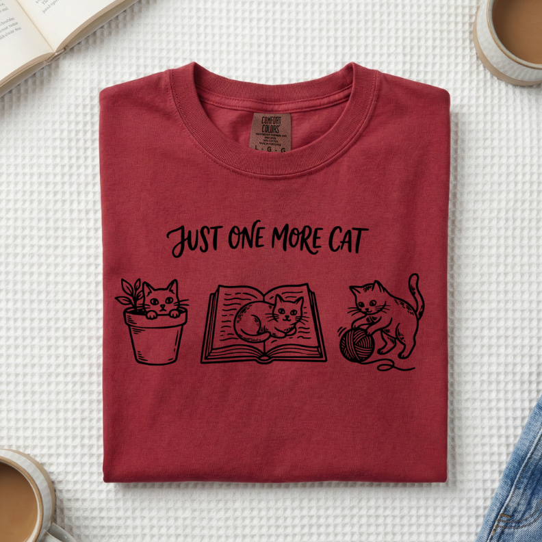 Just One More Cat T-Shirt (A)