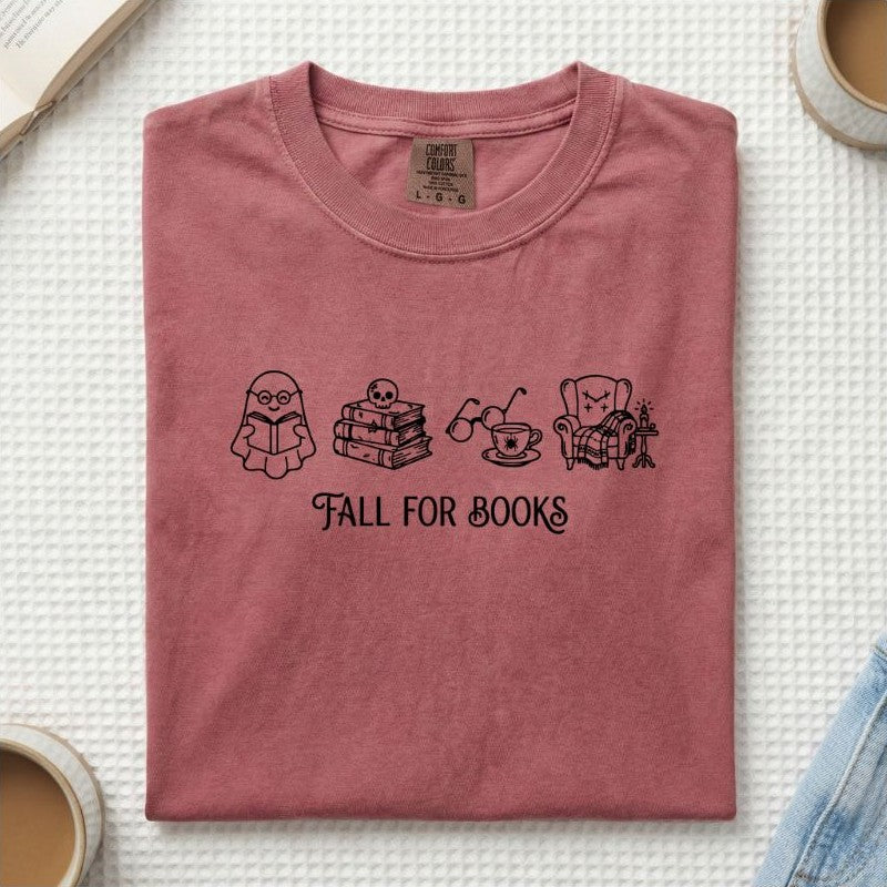 Fall For Books Ghost T-Shirt (A)