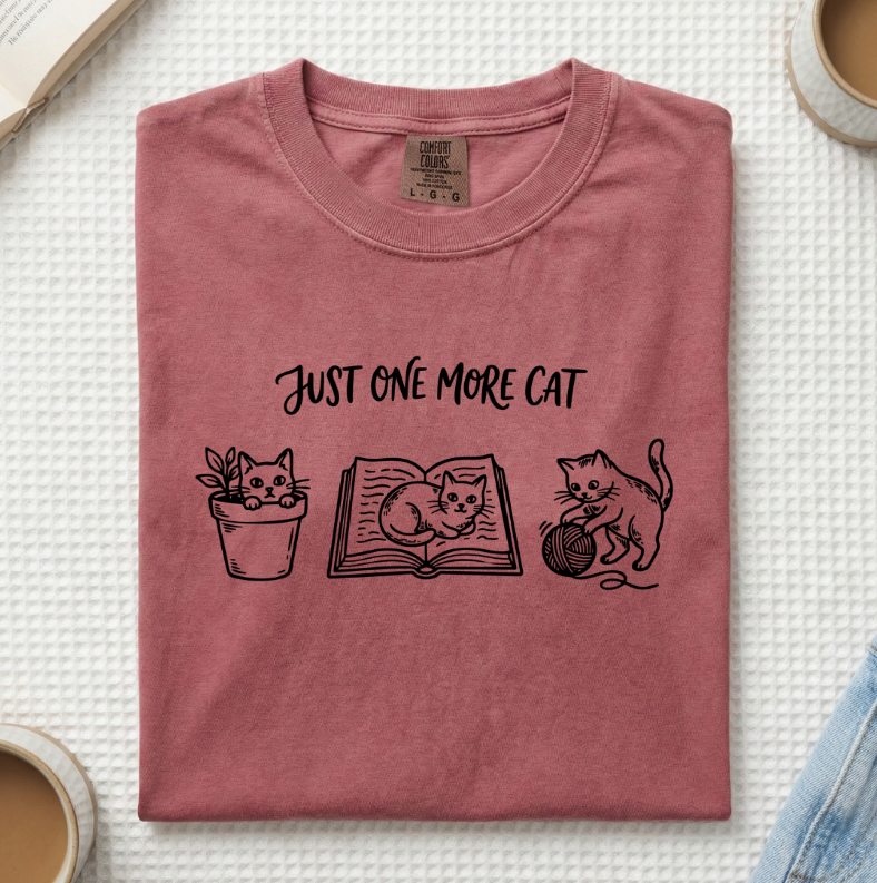 Just One More Cat T-Shirt (A)