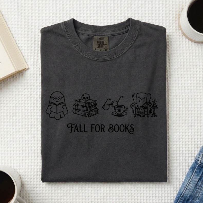 Fall For Books Ghost T-Shirt (A)