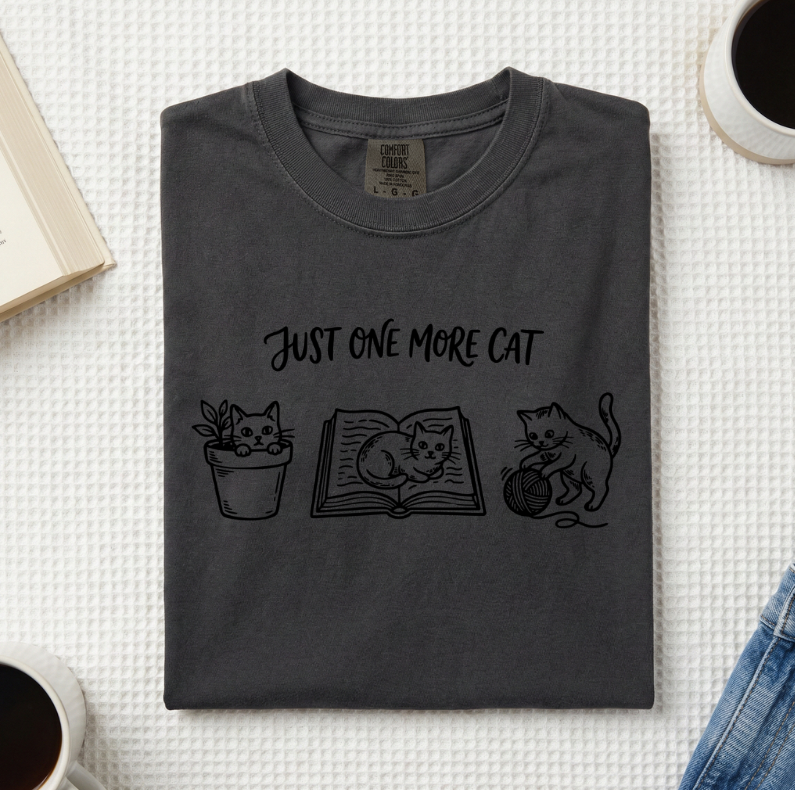 Just One More Cat T-Shirt (A)