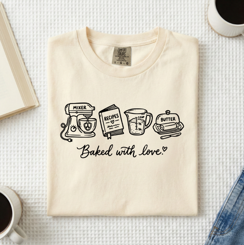 Baked With Love T-Shirt (A)