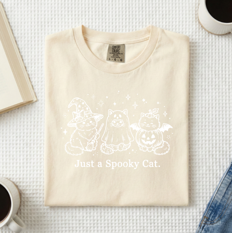 Just A Spooky Cat T-Shirt (A)