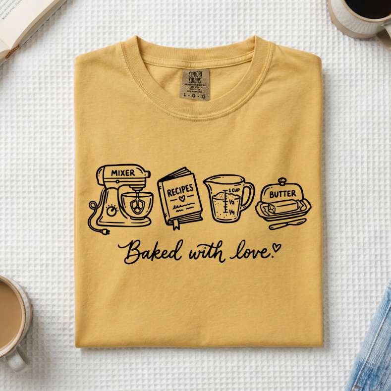 Baked With Love T-Shirt (A)