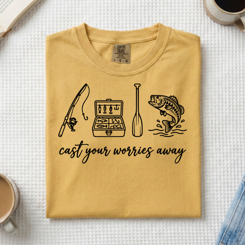 Cast Your Worries Away T-Shirt (A)