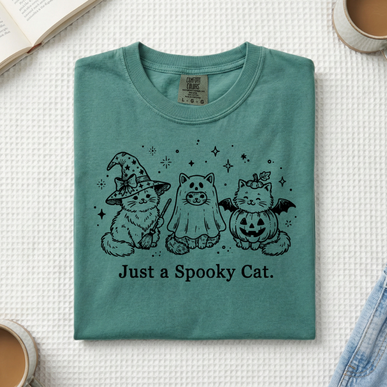 Just A Spooky Cat T-Shirt (A)