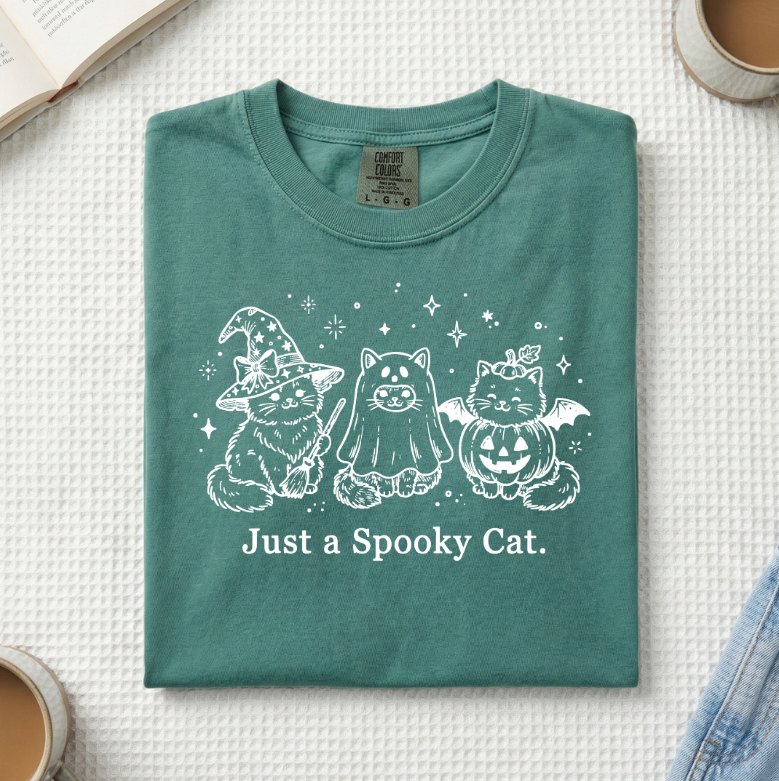 Just A Spooky Cat T-Shirt (A)