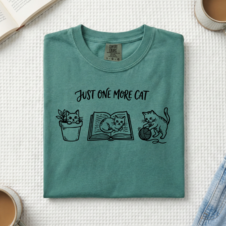 Just One More Cat T-Shirt (A)
