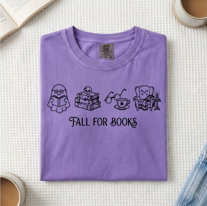 Fall For Books Ghost T-Shirt (A)