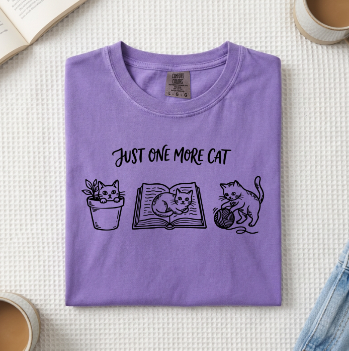 Just One More Cat T-Shirt (A)