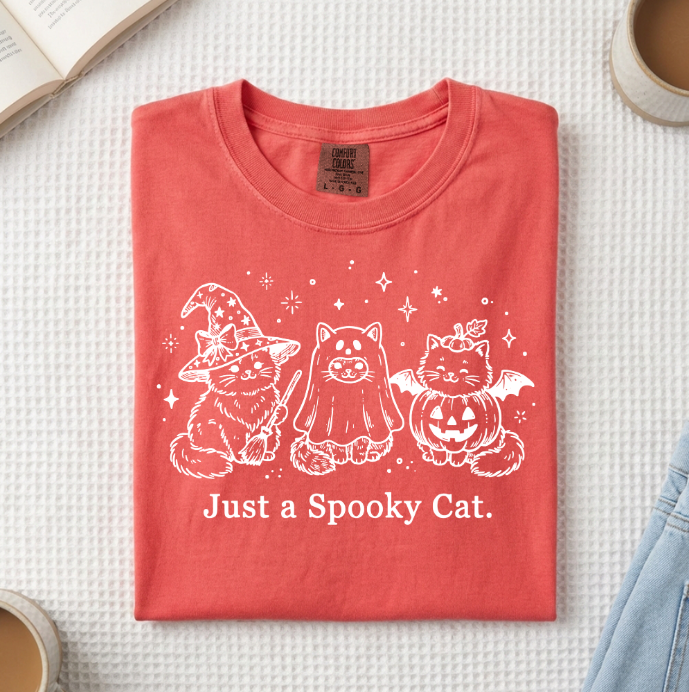 Just A Spooky Cat T-Shirt (A)