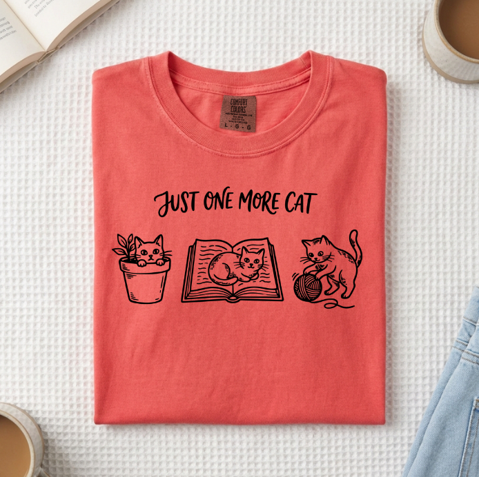 Just One More Cat T-Shirt (A)