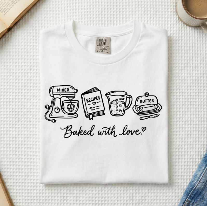 Baked With Love T-Shirt (A)