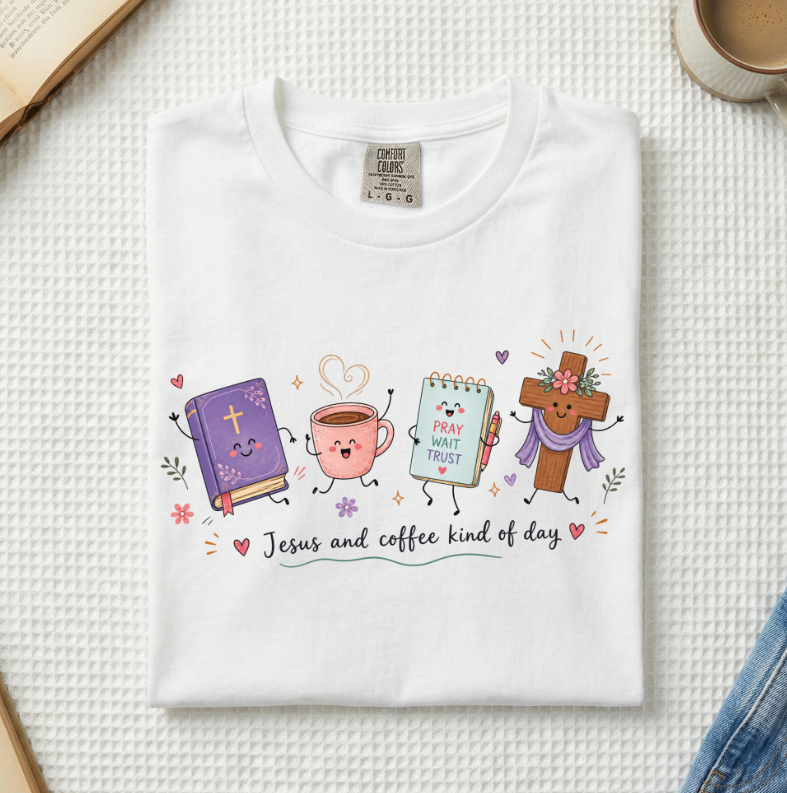 Jesus & Coffee Shirt (A)