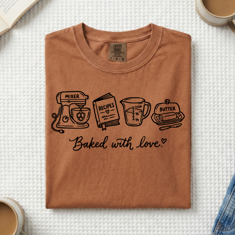 Baked With Love T-Shirt (A)