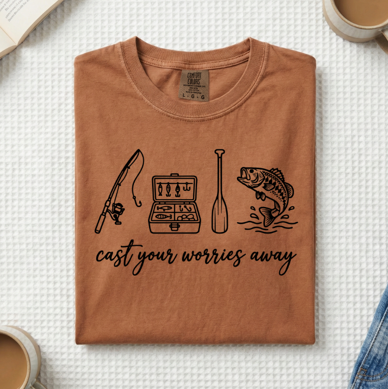Cast Your Worries Away T-Shirt (A)