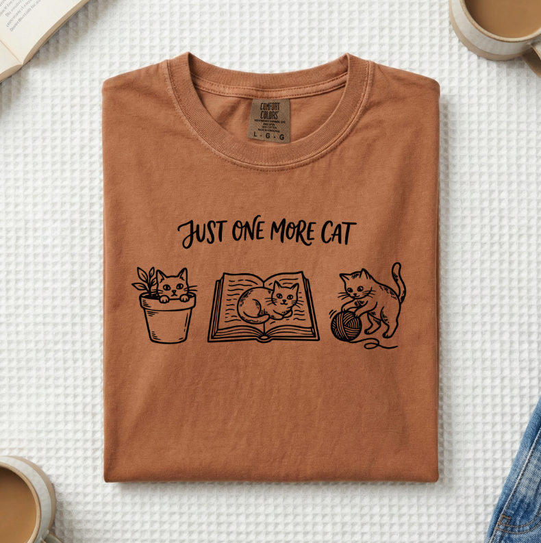 Just One More Cat T-Shirt (A)