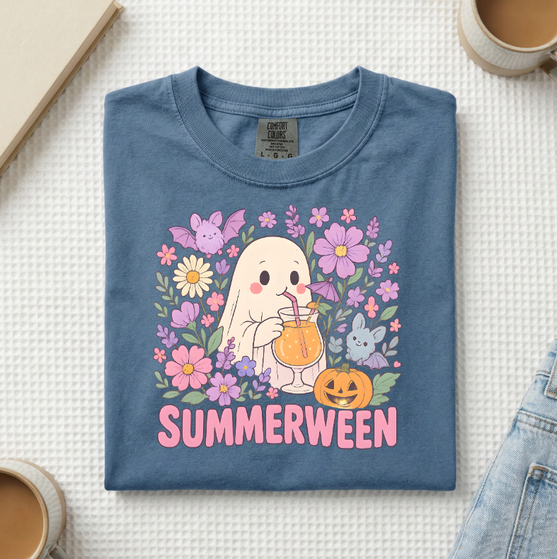 Summerween Ghost T Shirt (A)