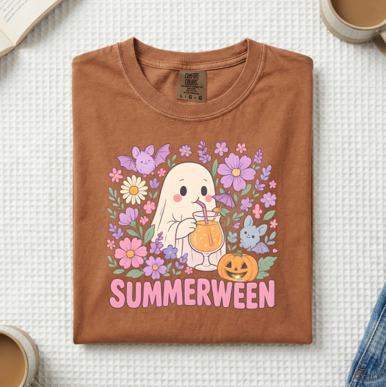 Summerween Ghost T Shirt (A)