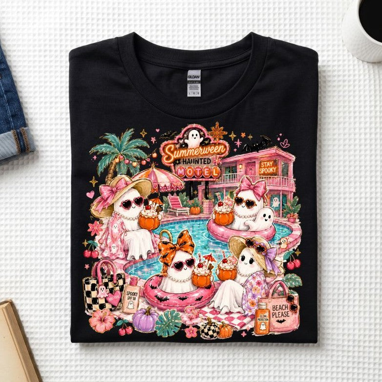 Summerween Haunted Motel T-Shirt