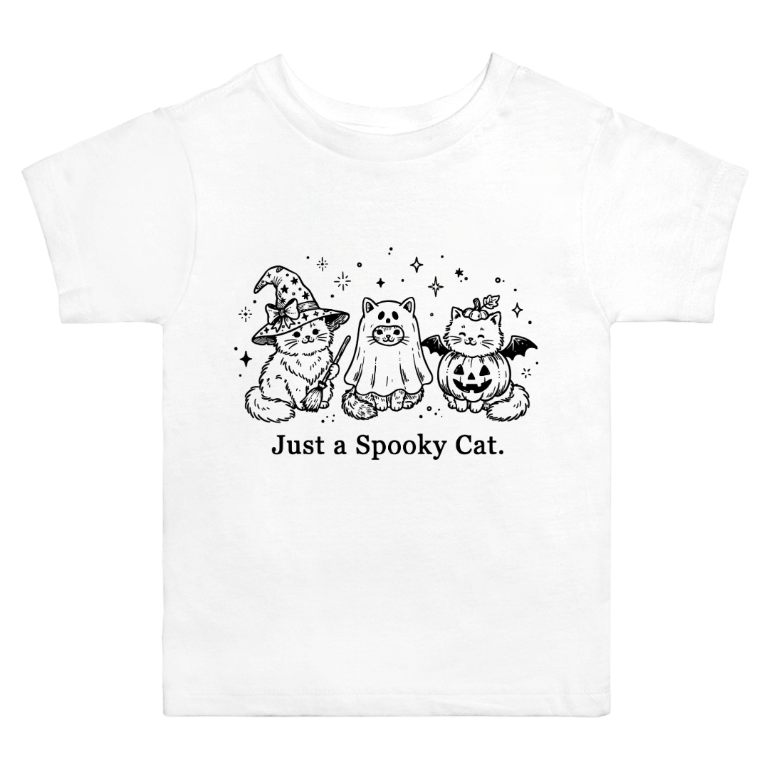Just A Spooky Cat T-Shirt (toddler)