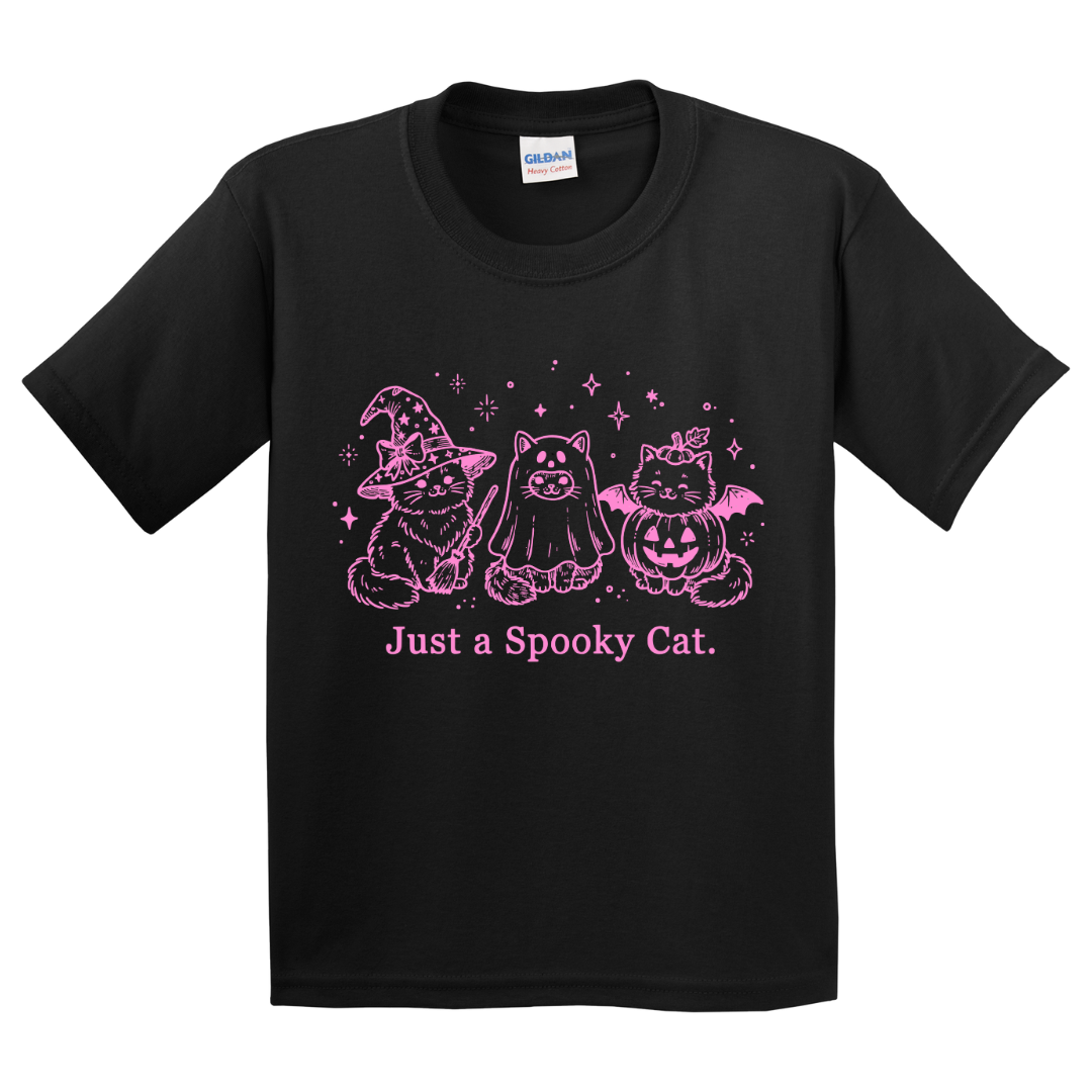 Just A Spooky Cat T-Shirt (youth)