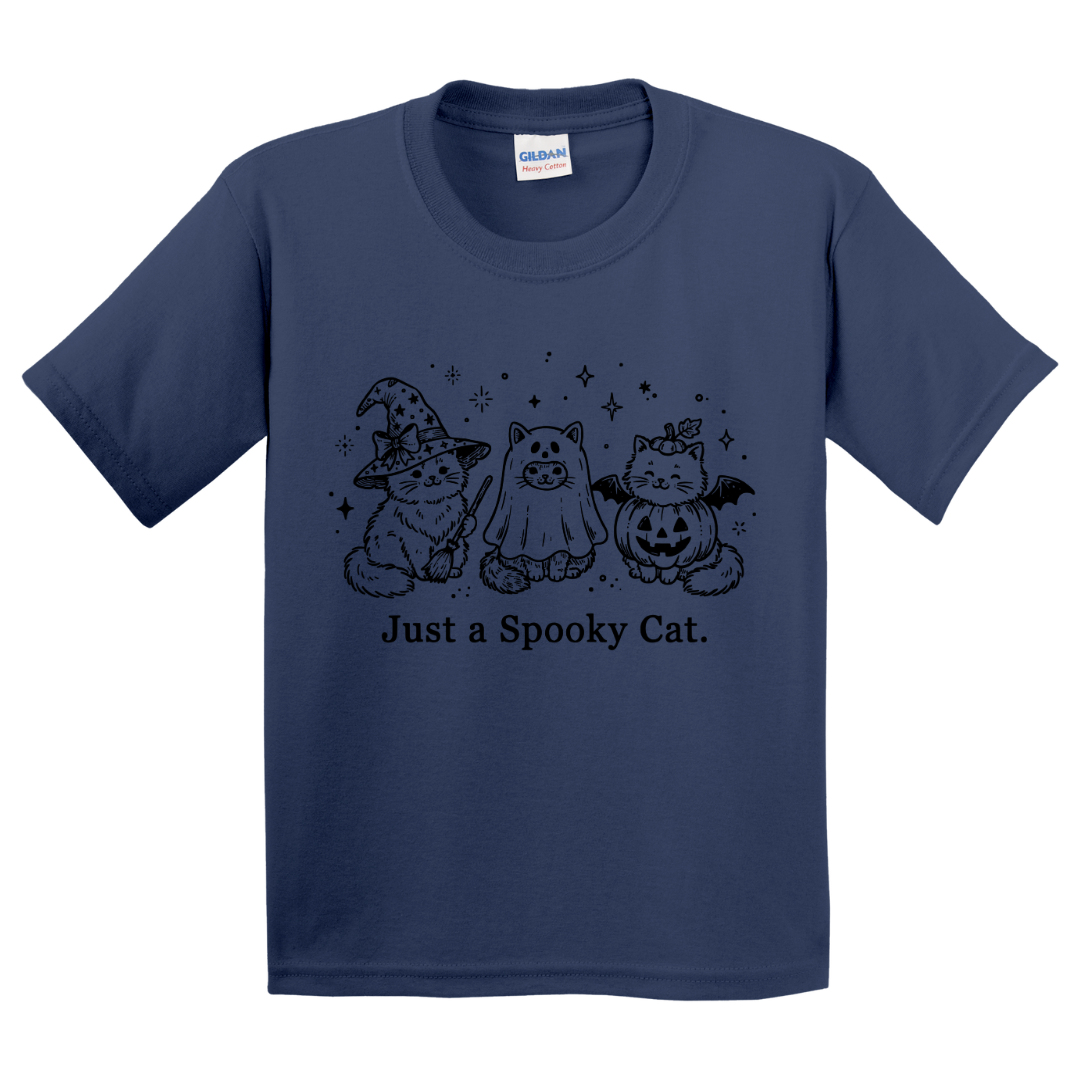 Just A Spooky Cat T-Shirt (youth)