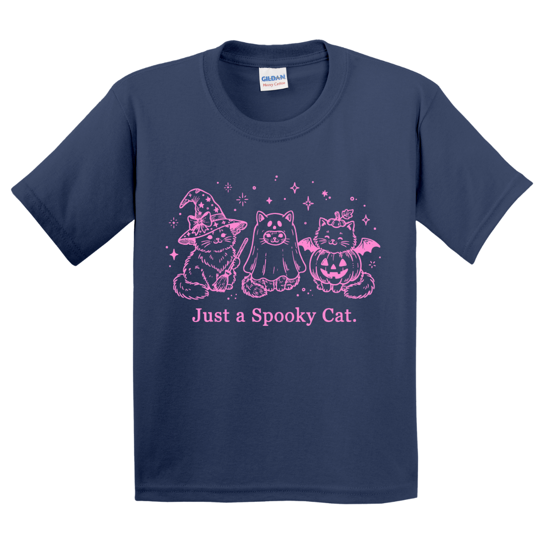 Just A Spooky Cat T-Shirt (youth)