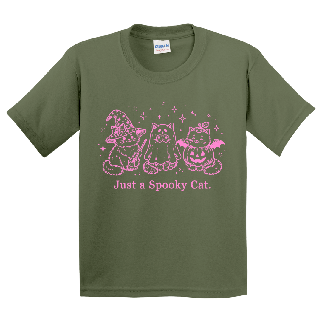 Just A Spooky Cat T-Shirt (youth)