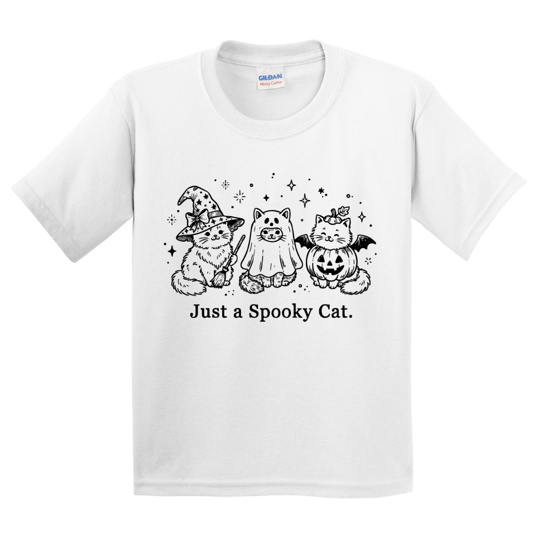 Just A Spooky Cat T-Shirt (youth)