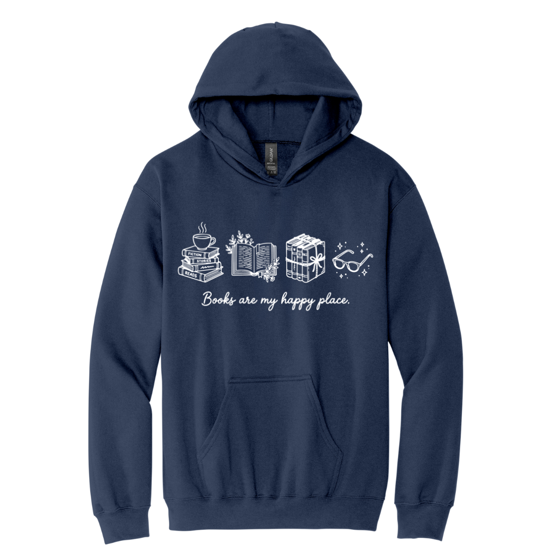 Books Are My Happy Place Shirt (A)