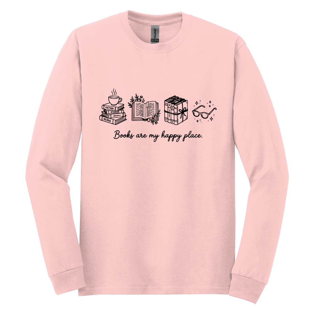 Books Are My Happy Place Shirt (A)