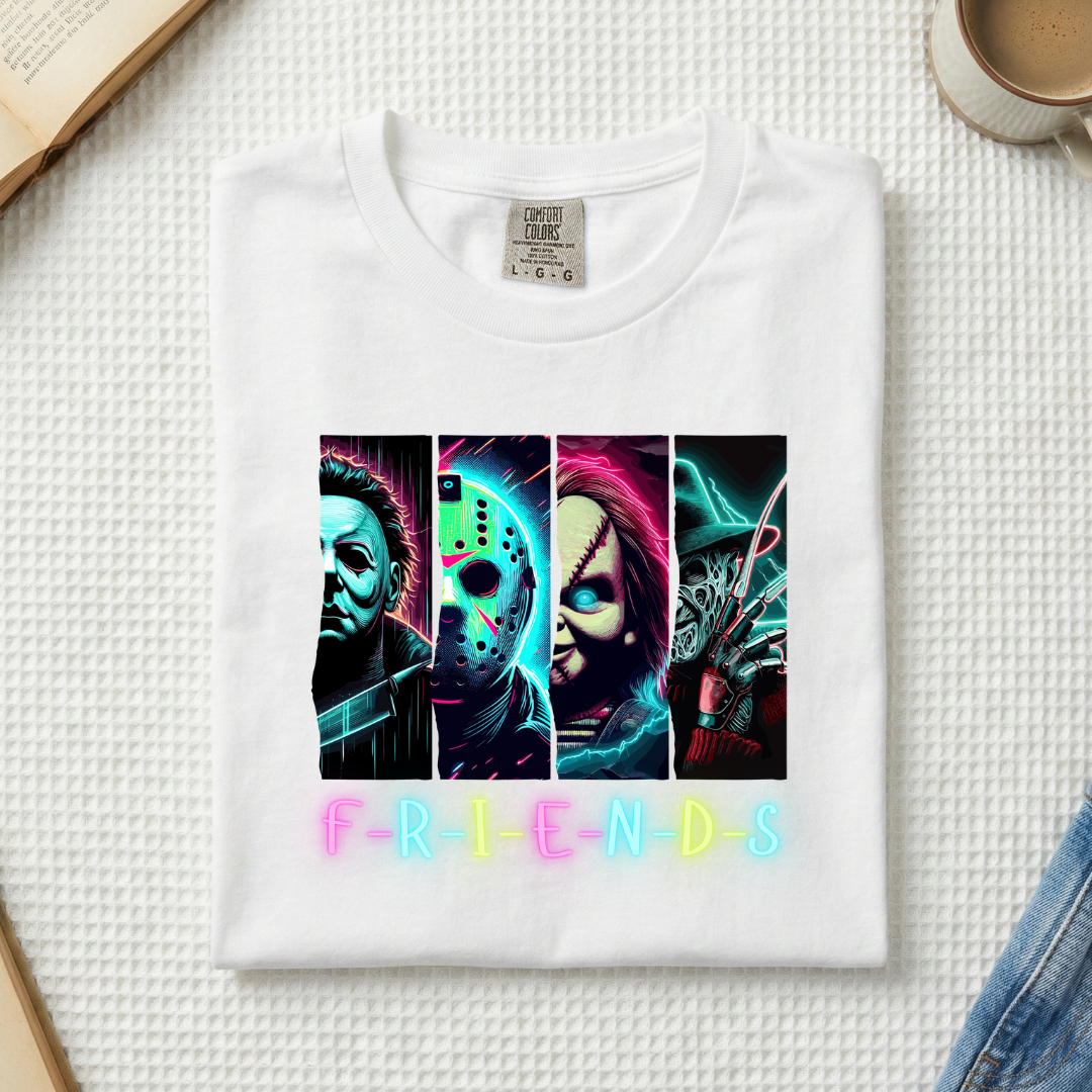 Neon Halloween Friends Shirt (A)