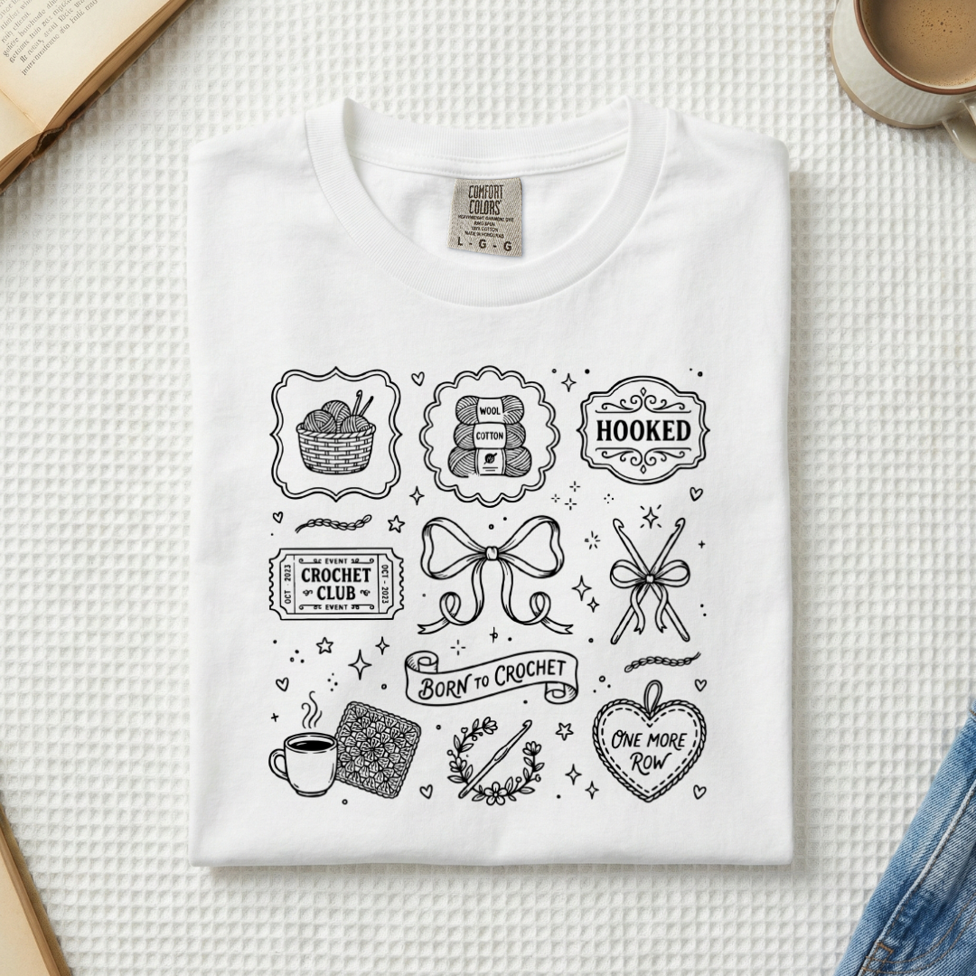 Crochet Doodle Shirt (A)